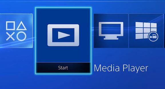 PS4 media player