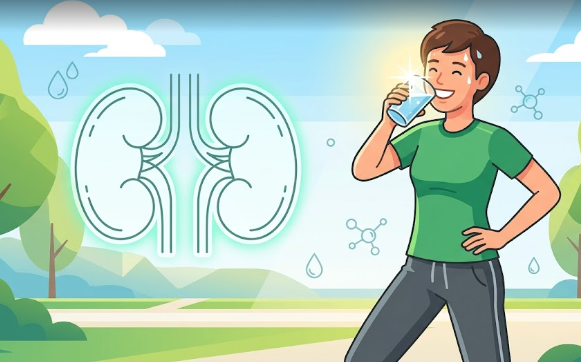 A youth's guide to kidney protection showing healthy lifestyle habits